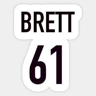 Sylvie Brett Jersey Sticker